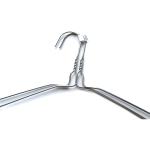 Height 20.5cm 2.2mm Slim Galvanized Laundry Wire Hanger