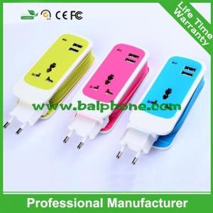 Wholesale New design Universal World Wide home Charger Adapter Plug with cable from china suppliers