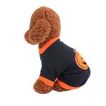 Orange / Black Color Halloween Dog Sweaters High Flexibility 20 - 37CM