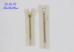 Golden Ykk Teeth Cotton Zipper 5# Auto Lock Slider For Garments And Bags
