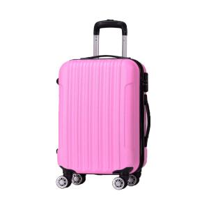 Wholesale 190D Polyester Pink ODM 0.8mm 4 Wheel Trolley Luggage from china suppliers