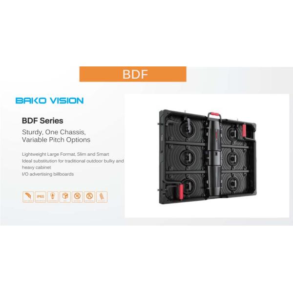 Outdoor Billboard LED Display Video Wall SMD2525 High Brightness IC5124 2.6mm Pixel Pitch