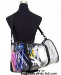 Clear Duffel Gym Bag Transparent PVC Carry Bag With Shoulder Strap,Cosmetic