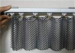 1.2mm 6*6 Mm Hole Metal Mesh Drapery Anodic Oxidation