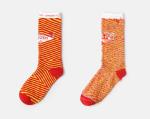 Trendy Funny Women's Novelty Socks Knitted Technics With Cotton / Polyester