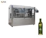 Easy Adjustment Olive Oil Bottling Machine With Vacuum Sucking Filling Nozzles