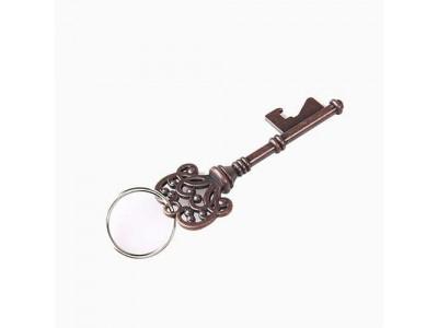 Key Shape Wedding Favor Bottle Opener,Custom silver plating 3D key shape beer