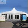 Aluminum Mixed Custom Made Tents Special White PVC Tapered Roof Cover for sale