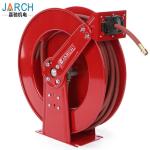 Medium Pressure Oil Hose Reels , Dual Pedestal Fuel Spring Retractable Reels