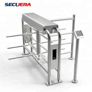 Wholesale Stainless Steel Low Price Mall Double Channel Full Height Cross Turnstile Barrier Gate from china suppliers