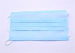 Three Layers Disposable Dust Mask , Disposable Chemical Mask Latex Free