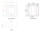 High Power 2W Green Color Square Head SMD 2020 Ceramic Holder 70-90lm 520-525nm