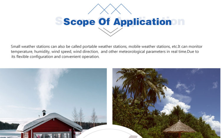 Customized Support Indoor And Outdoor Wireless Small Wind Direction And Wind Speed Weather Station