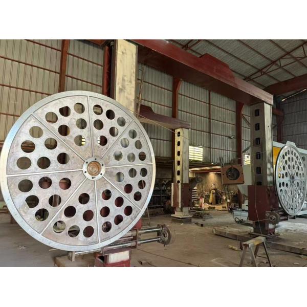 CNC Stone Profiling Wire Saw Cutting Machine with Rotary Table