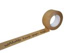 Writable Custom Logo Printing Gummed Kraft Paper Tape Eco - Friendly SGS