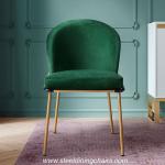 82CM Green Velvet Dining Chairs
