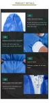 OEM ODM Type 5 6 Disposable Coveralls SMS Disposable Jumpsuits One Time Use