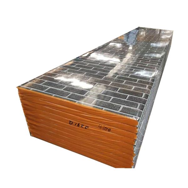 ISO Panels Fireproof Structure Building Board Rock Wool Sandwich Panel Partition