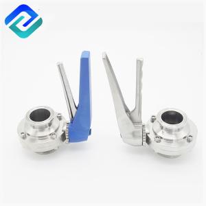 Wholesale Silicone EPDM SS Butterfly Valve 1.5 Inch 316L Stainless Handle Dn10 Rjt from china suppliers