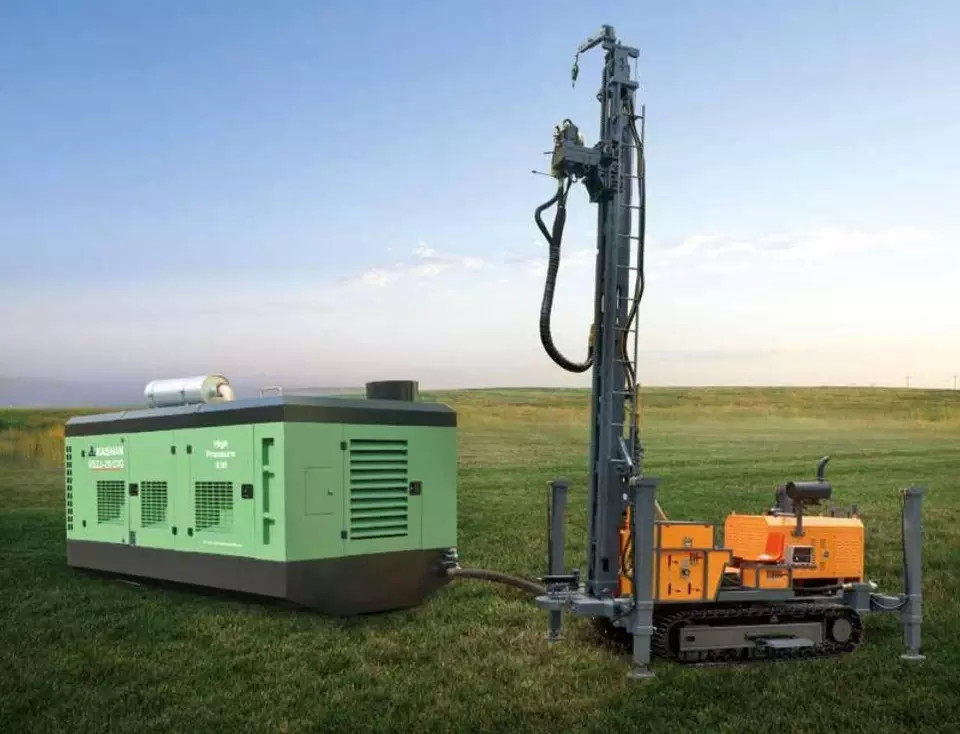KSZJ-18/17 Diesel Portable Air Compressor 630CFM Capacity