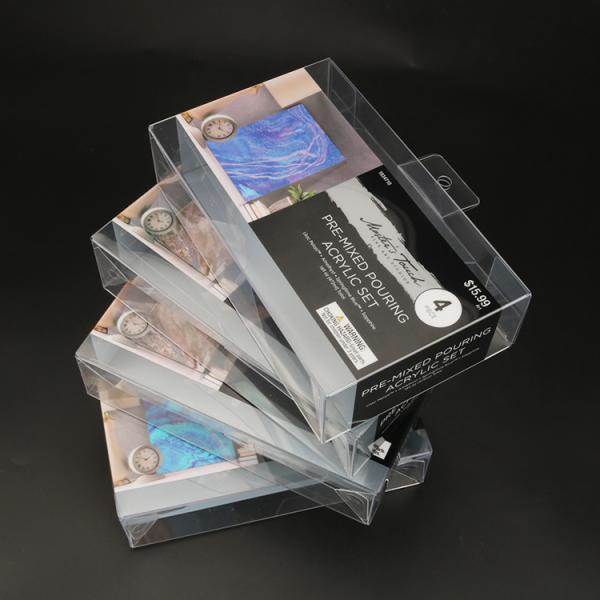 New Arrival Accept Small Packaging Clear Plastic Transparent RPET PET PVC Packaging Box Hanger