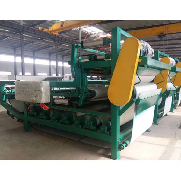 High-Efficiency Three Filter Belt Type Concentrated Filter Press
