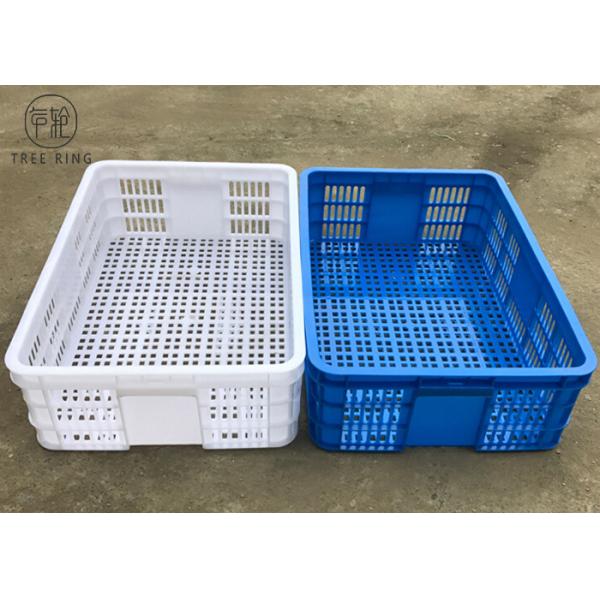 Heavy Duty Euro Stacking Containers Bakery / Beverage Transport With Customized Color