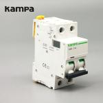 2P 63Amp Magnetic miniature circuit breaker C63 mcb manufacture