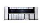 Garage and Workshop Metal Tool Cabinet with Drawers Powder Coat Steel Finish