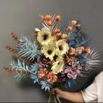 Bouquet De Fleurs Artificielles Material Artificial Flowers for Home Wedding