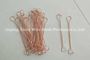 Wholesale 3 - 12 Inch Metal Copper Twin Wire double loop Bar Tie 350 - 550mpa Anti Rust Galvanized Rebar Tie Wire from china suppliers