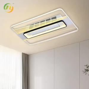 Wholesale SENKAI Ultra Thin LED Recessed Ceiling Lights Modern Bladeless Ceiling Fan Intelligent Remote Control from china suppliers