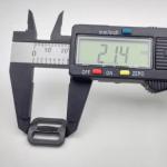 3 Way Tension Lock Buckle 17.6mm*21.4mm Bag Strap Shortening Clip