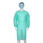 Non Woven Disposable Isolation Gowns Lint Free Breathable For Hospital