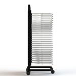 Painting Paper Drying Metal Tubular Office Display Racks Spring Wire Shelves