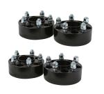 2" (50mm) Black hubcentric 5x120 Wheel Spacers | 66.9mm bore | 14x1.5 Studs