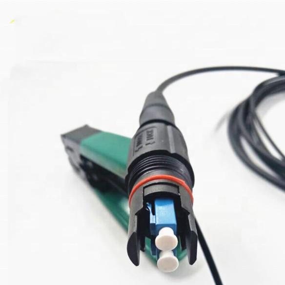 Duplex LC To LC Fiber Optic Patch Cord Field Installable Corning Optitap H