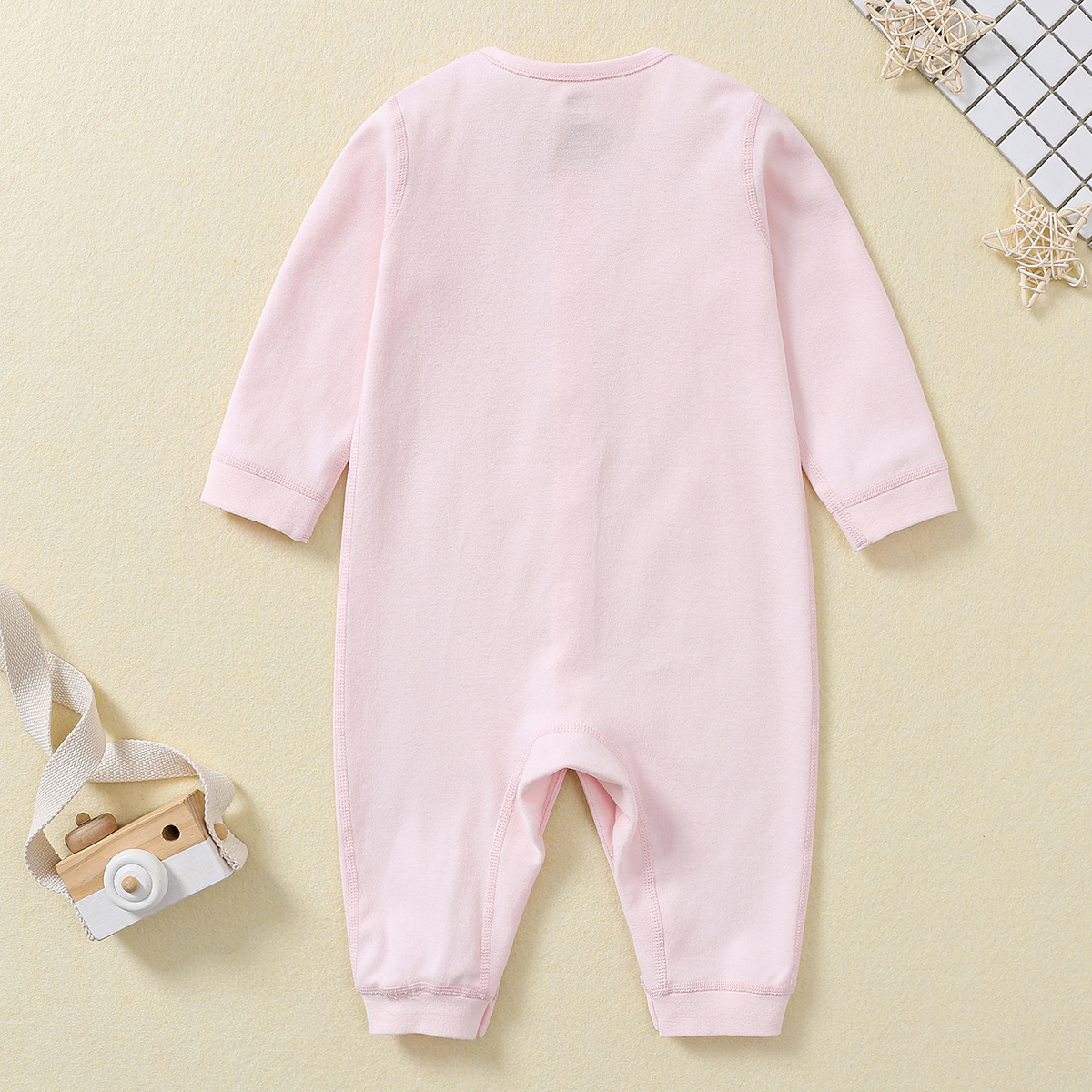 2023 Spring and autumn onesie baby girls boys organic cotton baby clothing romper bodysuit