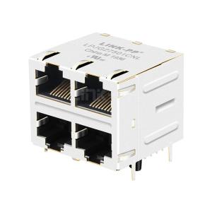 Wholesale LPJG27501CNL 1000 Base-T 2x2 Port RJ45 Connector Jack from china suppliers