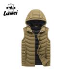 Zipped Plus Size Bubble Vest Quilted Outdoor Waistcoat Vest With Pocket