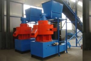 Wholesale Small Pellet Machine Wood Pelletizer Machine , Double Loop Ring Mold from china suppliers