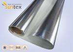 Fire Resistant Aluminum Foil Fiberglass Cloth With Good Hermetic And Weather