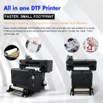 220V/110V Voltage A1 24INCH 60cm Commercial Dual Head DTF Printer for T-Shirt