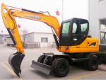 Colorful Wheel Loader Excavator Long Service Life Fast Response Speed