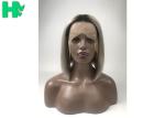 High Density Real Human Hair Wigs For Women Silky Straight Wave Medium Brown