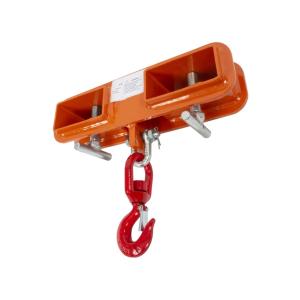 Wholesale Orange Fork Truck Swivel Hook Attachment 1 Tonne 1000KGS Capacity from china suppliers