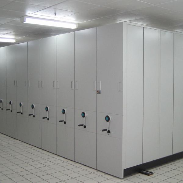 Steel Electric Mobile Racking 500kg/level-2000kg/level Automated Warehouse Racking System