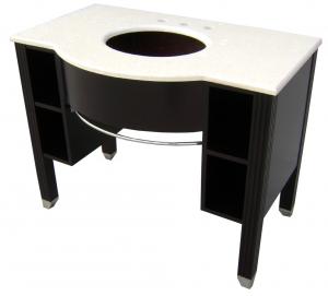Wholesale Wooden Freestanding Vanity Cabinet , Wooden Vanity Units For Bathrooms from china suppliers
