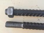 Construction Threaded Rebar Bolt / N20 X 600mm Steel Reinforcement Rebar