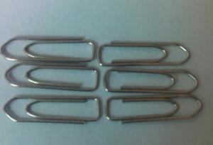 Wholesale Hot Factory Sales100pcs/Box Boat Shaped Nickel Metal Paper Clips from china suppliers